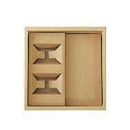 T03內襯 1/2兩格襯 牛皮無印【10入/包】-細節圖2