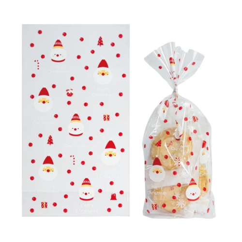 同學家 | OPP立體糖果袋 聖誕 聖誕點點 (14*25cm)4-151425-25