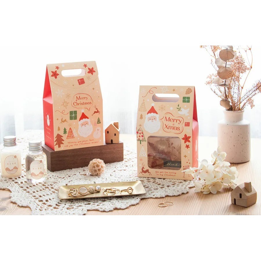 同學家 | 房屋型鏤空提盒 聖誕 暖暖耶誕森 (20入)3-61807-細節圖2