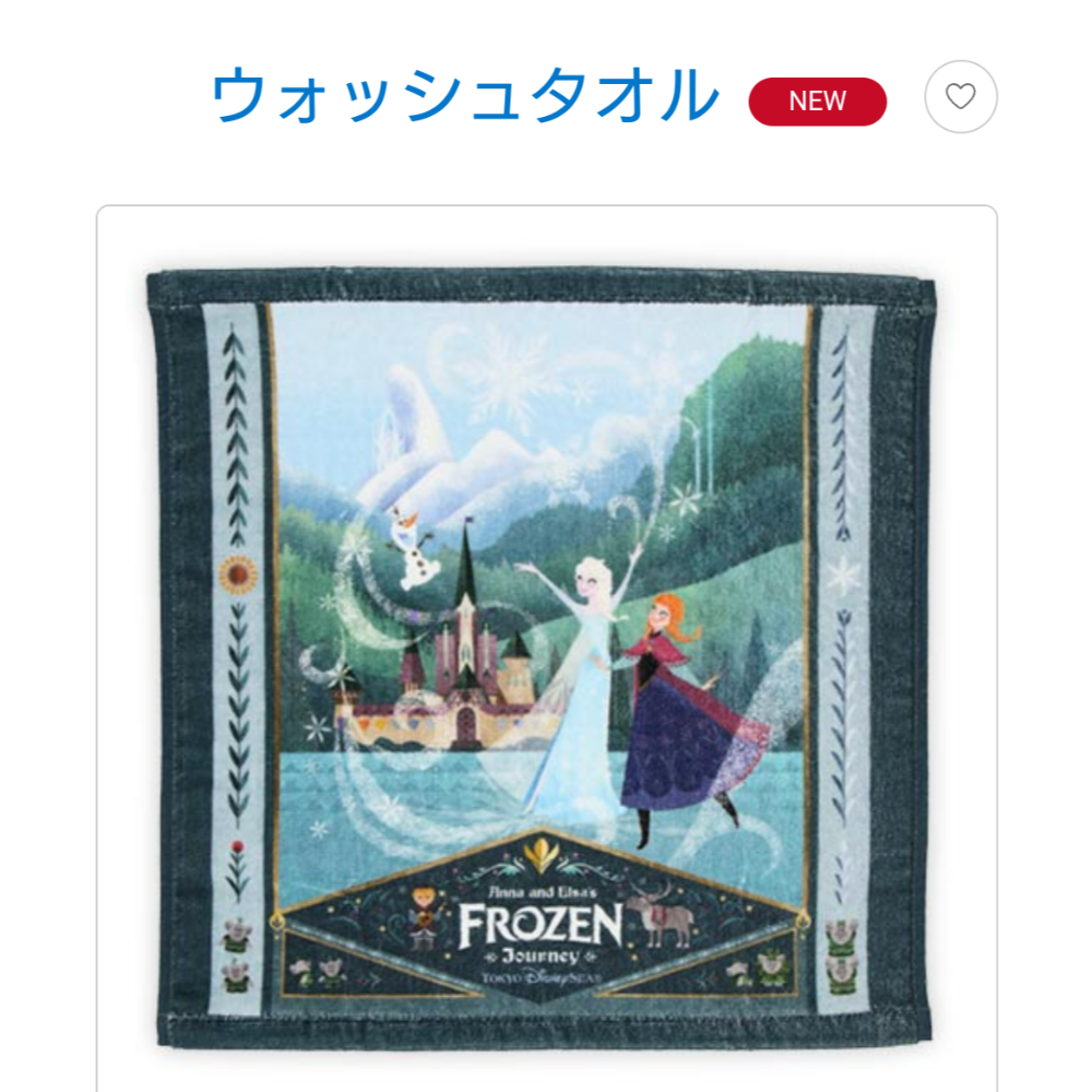 冰雪奇緣小方巾✨東京迪士尼海洋「夢幻泉鄉」限定新品✨-細節圖7