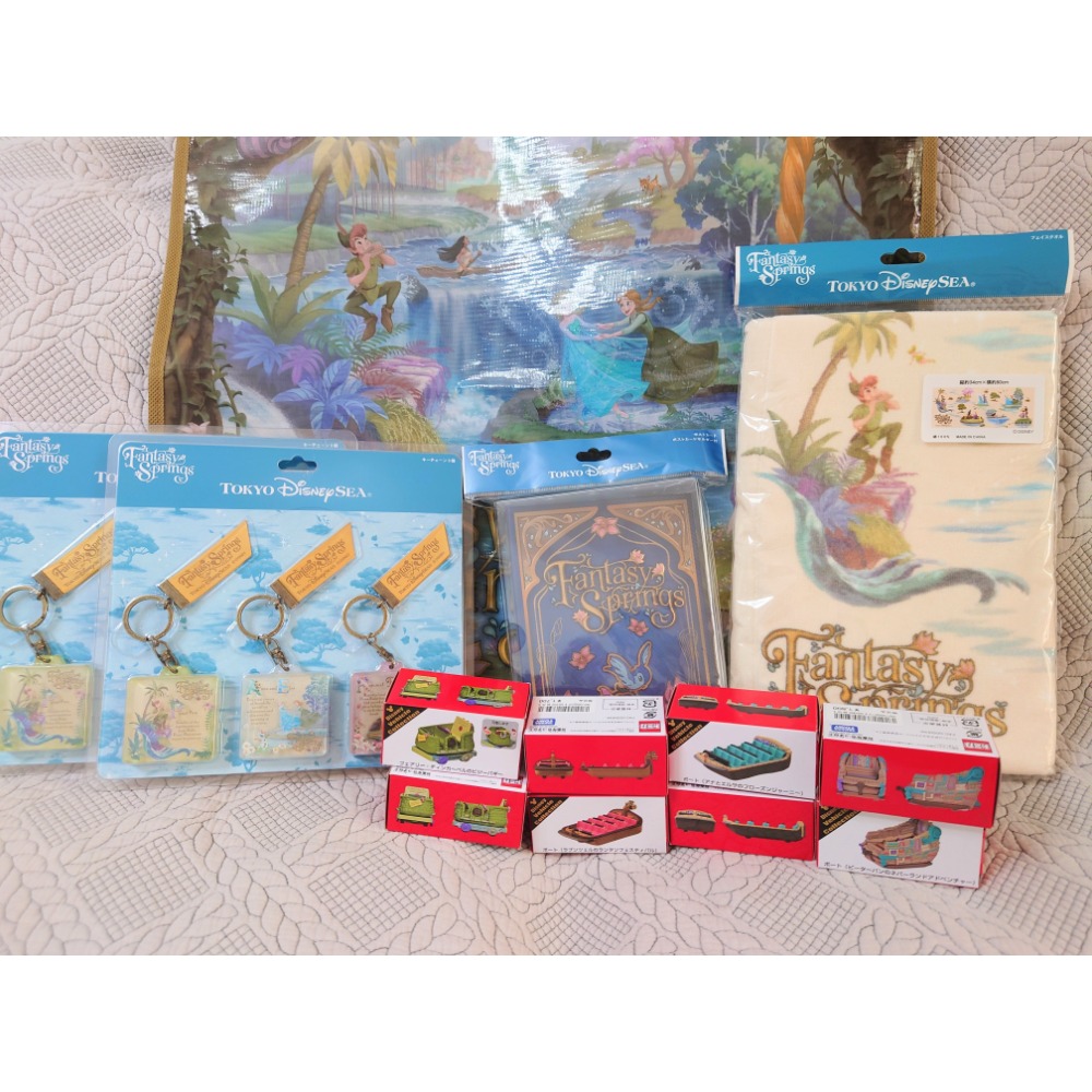 夢幻泉鄉洗臉巾✨東京迪士尼海洋「夢幻泉鄉」限定新品✨-細節圖6
