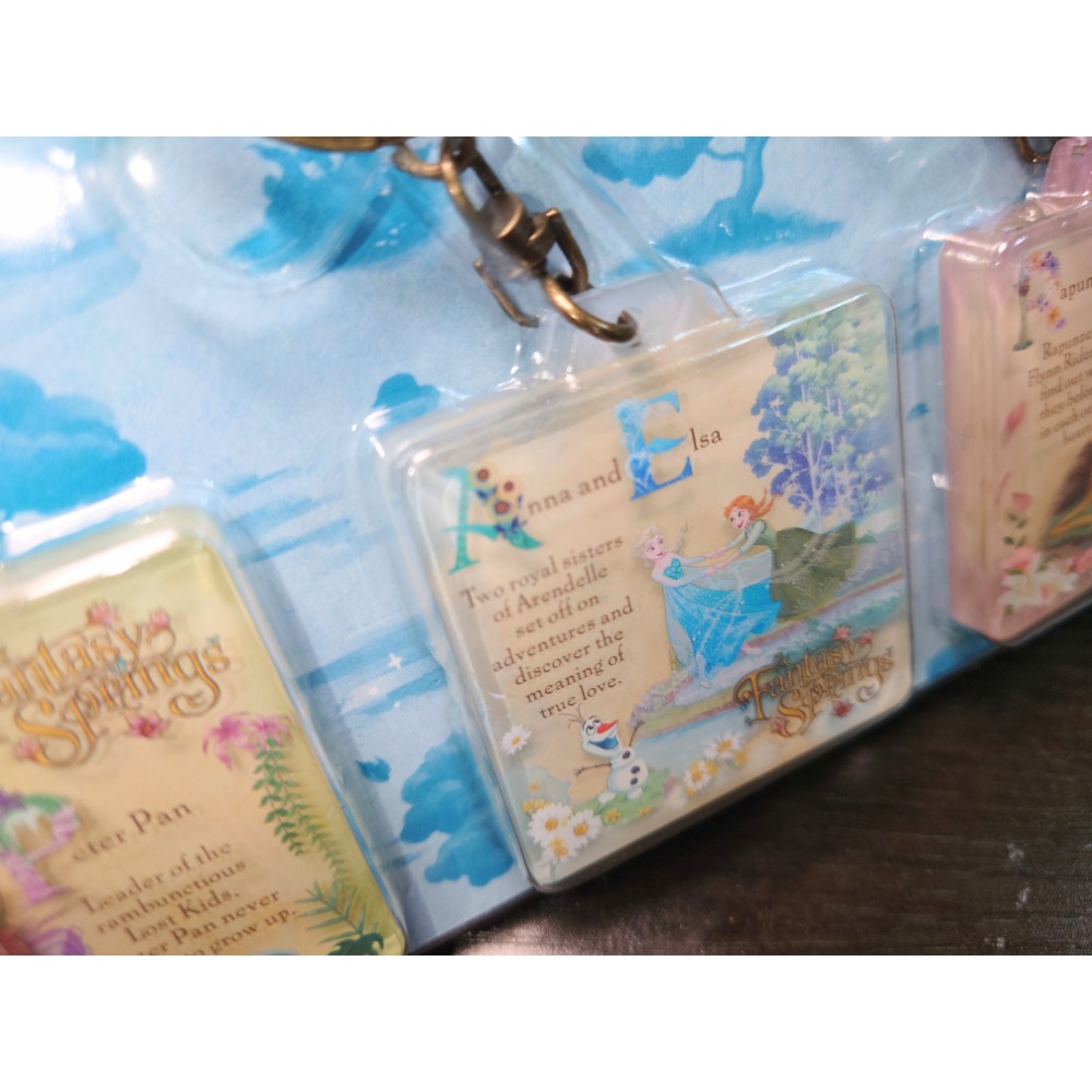 小小仙子彼得潘冰雪奇緣壓克力吊飾3入組✨東京迪士尼海洋「夢幻泉鄉」限定新品✨-細節圖2