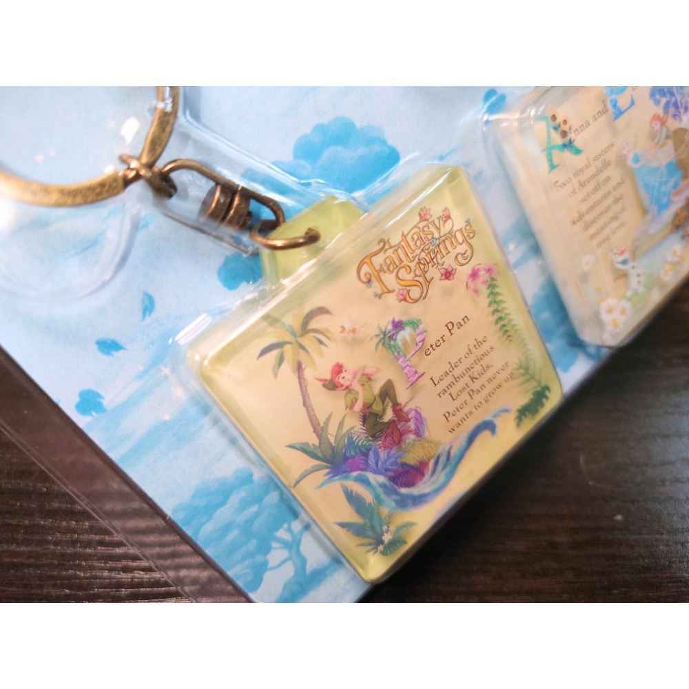 小小仙子彼得潘冰雪奇緣壓克力吊飾3入組✨東京迪士尼海洋「夢幻泉鄉」限定新品✨-細節圖3