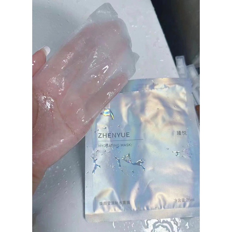 瑧悦官方正品✨煥顏瑩潤補水天絲面膜台灣現貨-細節圖6