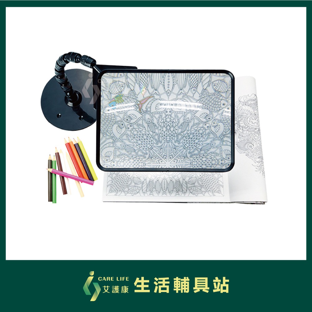艾護康 大阪共榮 閱讀用放大鏡 大尺寸 日製 老人閱讀 高倍率放大鏡-細節圖4