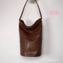 【預購】正韓 bucks leather ✈️韓國空運✈️ 復古風水桶包大容量單肩包 202306包-規格圖11