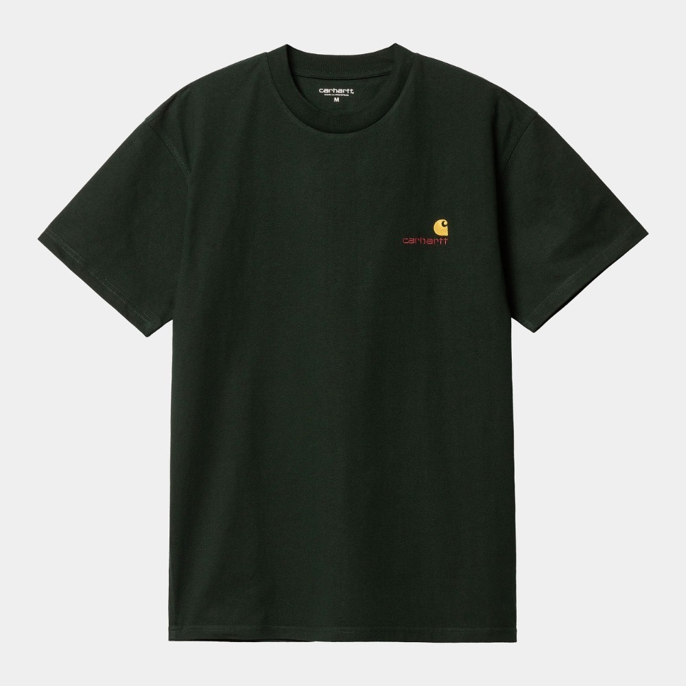 【現貨】Carhartt WIP American Script T-shirt 字體 刺繡C 金標 厚磅 短袖 T恤-細節圖5