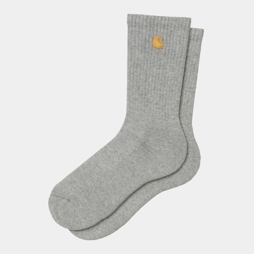 【現貨】Carhartt WIP Chase Socks 電繡C 金標 厚磅 襪子 長襪-細節圖3