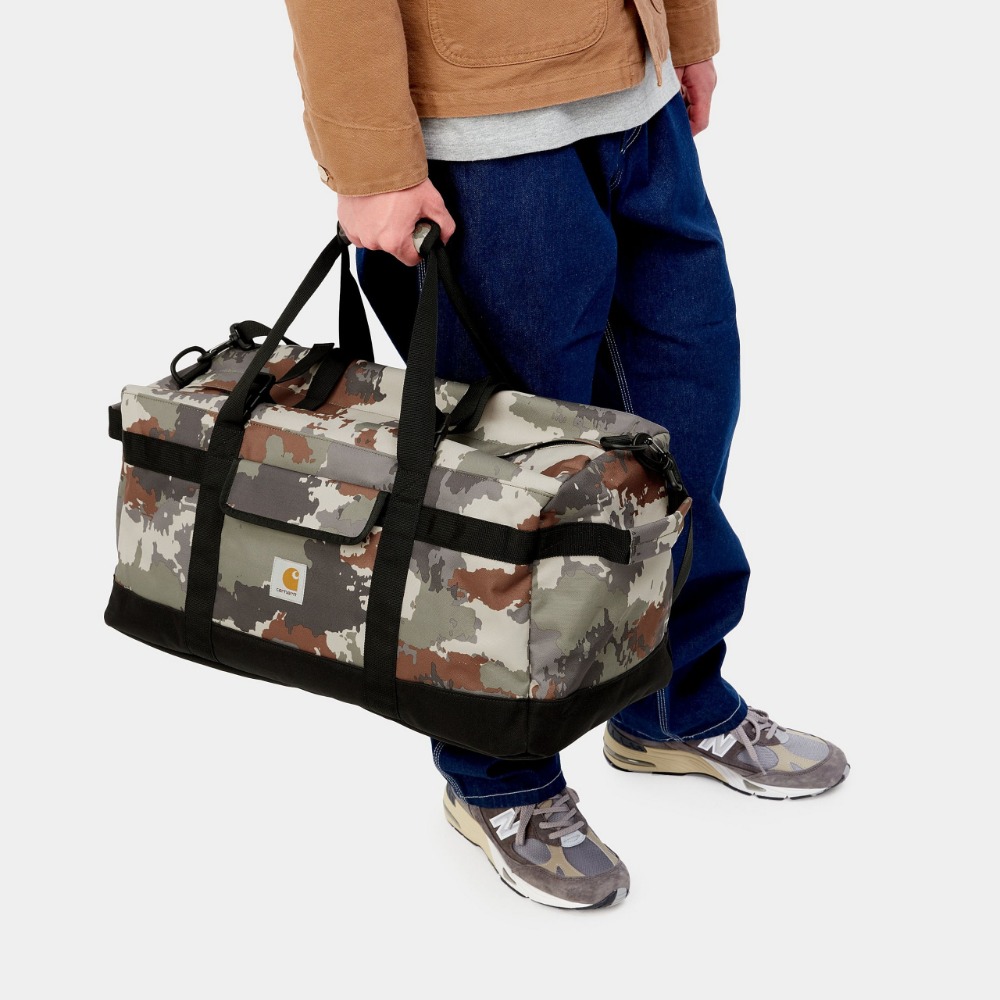 【現貨】Carhartt WIP Jake Duffle Bag 布章 Logo 防潑水 大容量 旅行袋-細節圖6