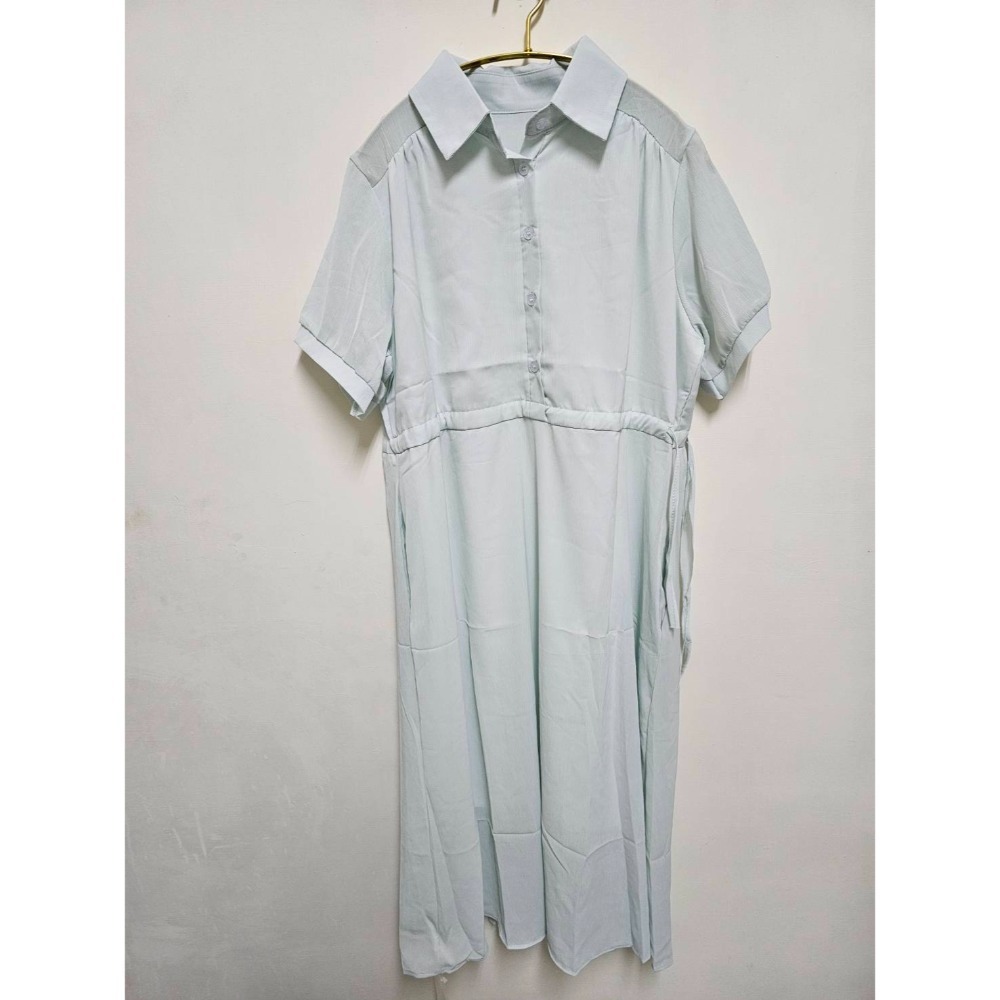 【Emma shop】✿現貨快出✿韓國服飾 韓系質感洋裝  還有內襯 軟雪紡 高級紗綿 輕柔高透氣-細節圖3