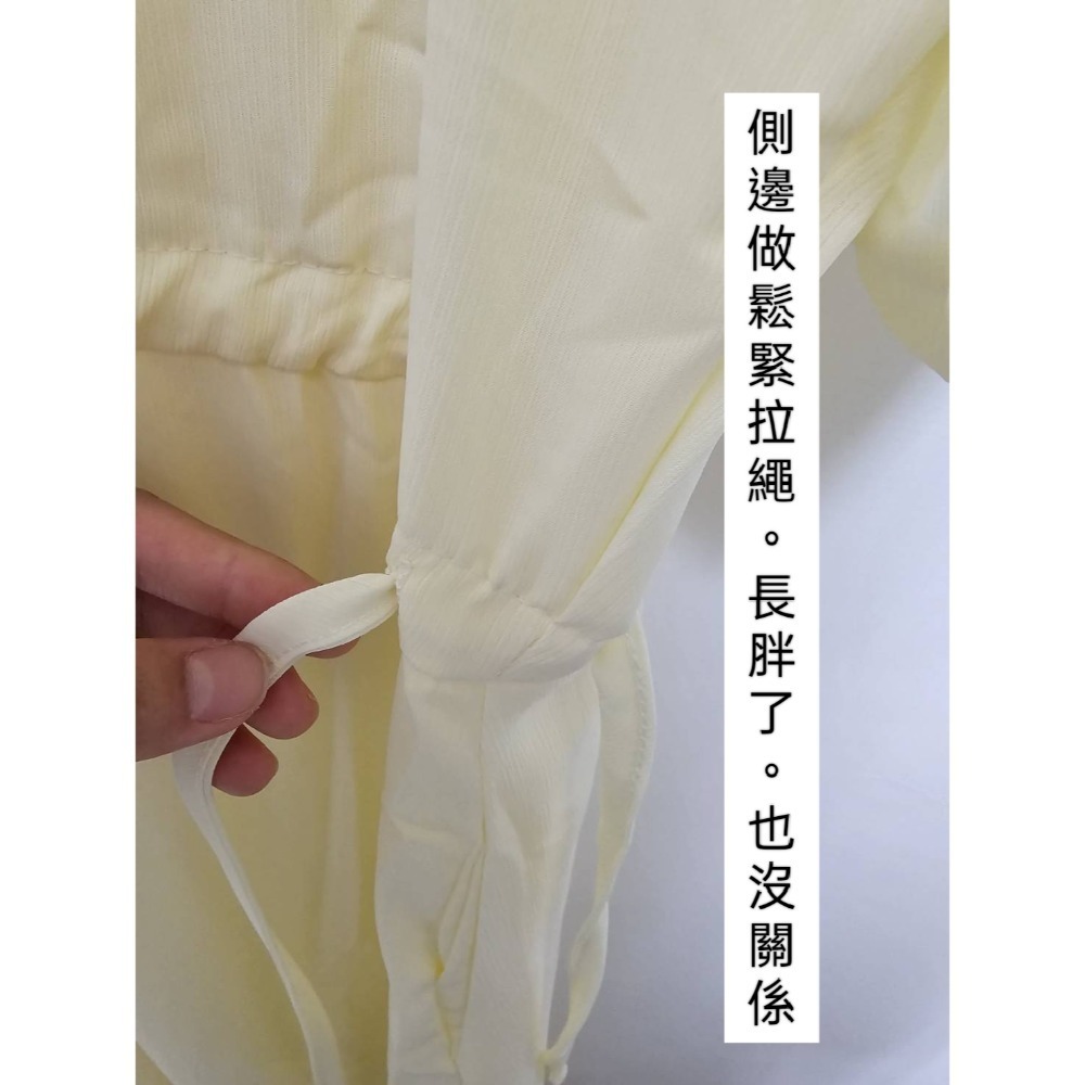 【Emma shop】✿現貨快出✿韓國服飾 韓系質感洋裝  還有內襯 軟雪紡 高級紗綿 輕柔高透氣-細節圖4