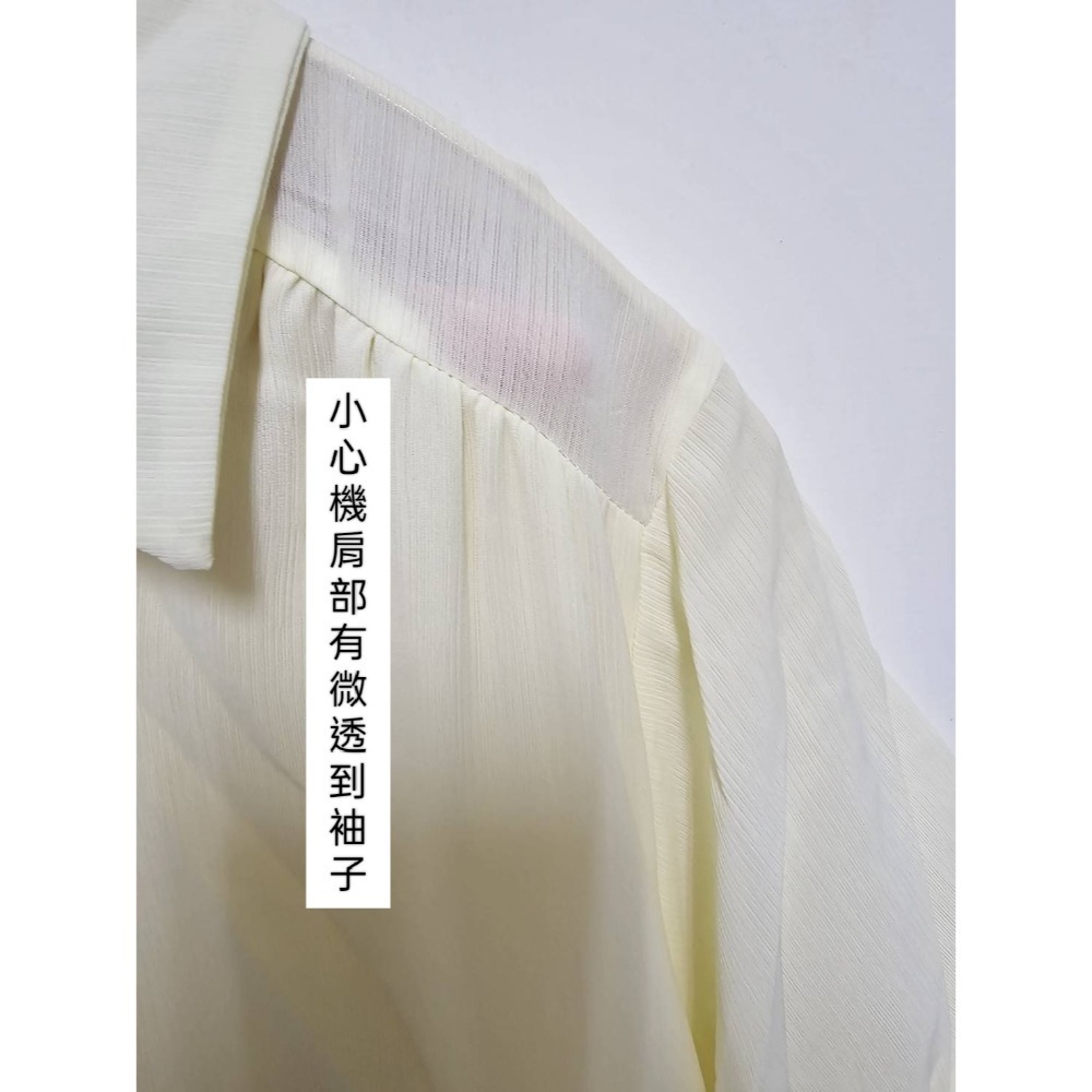 【Emma shop】✿現貨快出✿韓國服飾 韓系質感洋裝  還有內襯 軟雪紡 高級紗綿 輕柔高透氣-細節圖6