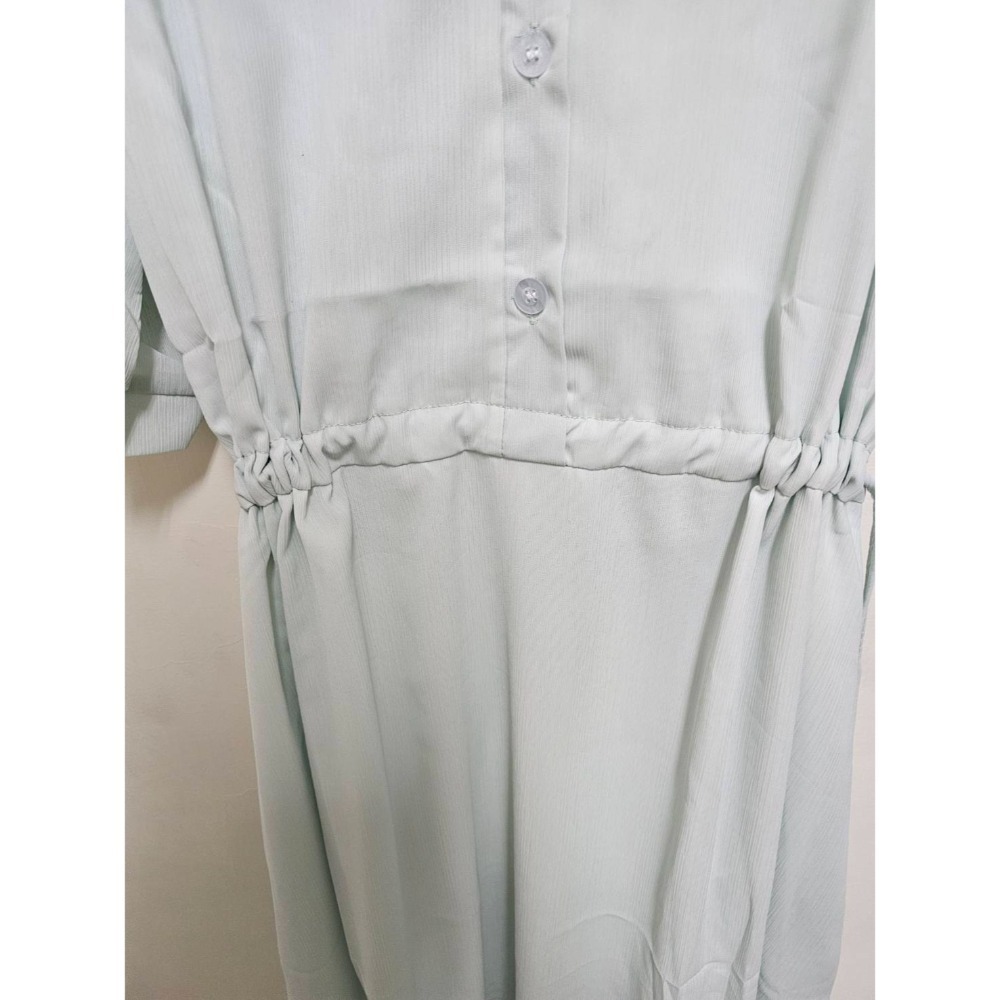 【Emma shop】✿現貨快出✿韓國服飾 韓系質感洋裝  還有內襯 軟雪紡 高級紗綿 輕柔高透氣-細節圖9