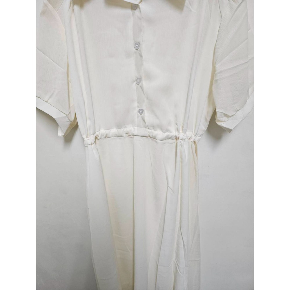 【Emma shop】✿現貨快出✿韓國服飾 韓系質感洋裝  還有內襯 軟雪紡 高級紗綿 輕柔高透氣-細節圖10