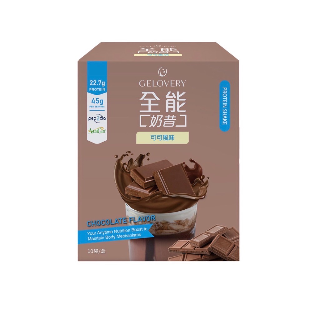 「 待貨到」Gelovery 全能奶昔 10包/ 盒 $600-規格圖6