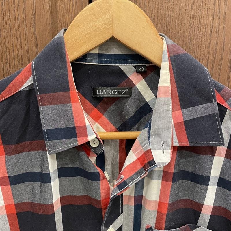 二手衣服，出清便宜賣！格紋襯衫，48尺碼M號-細節圖2