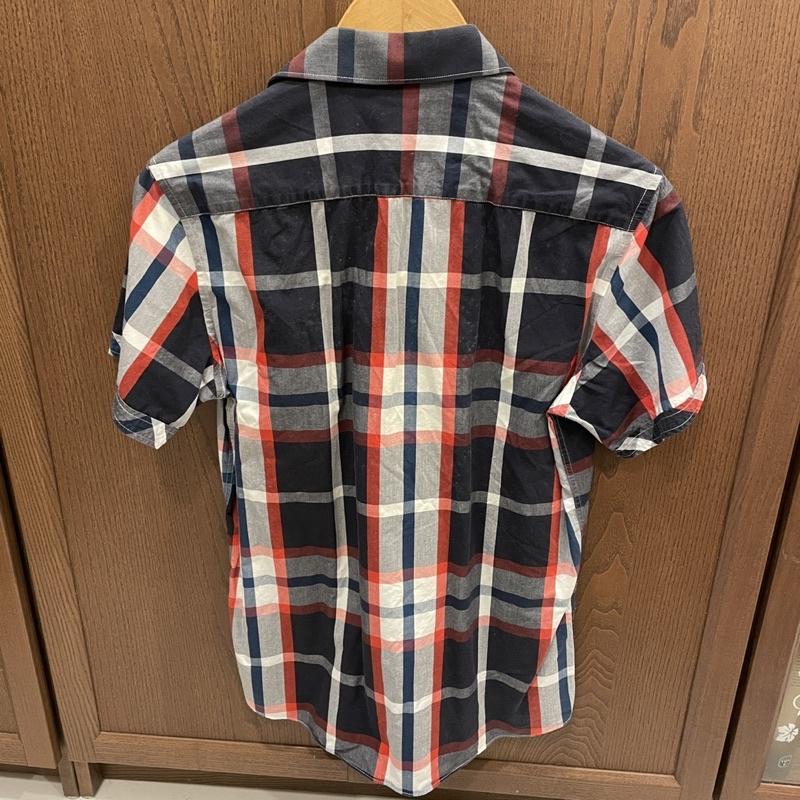 二手衣服，出清便宜賣！格紋襯衫，48尺碼M號-細節圖3