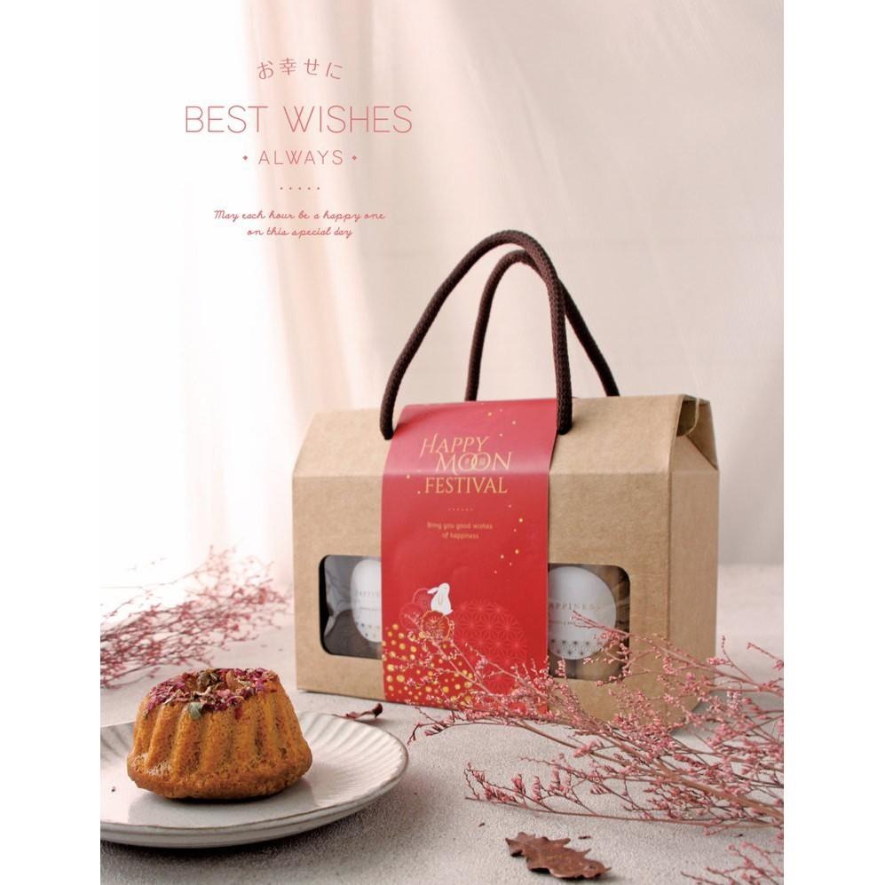 好好包果 | T型開窗提盒(小) 牛皮瓦楞無印【10入/包】3-2932001-細節圖2