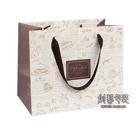 《創藝包裝》手提紙袋〔小3K〕幸福菓子店【25入/包】