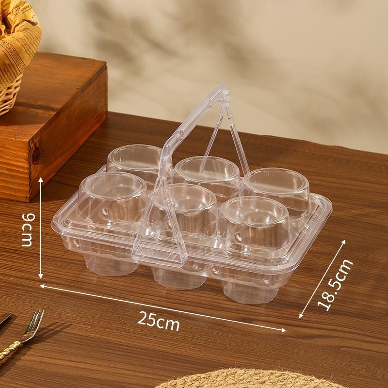 《創藝包裝》瑪芬杯子蛋糕  透明吸塑盒 - 6粒【10入】99170060-細節圖2