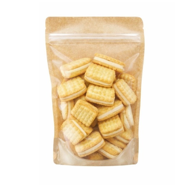 好好包果 | 半面開窗夾鏈站立袋-大半斤 17x26+4.5cm 【50入】-規格圖3