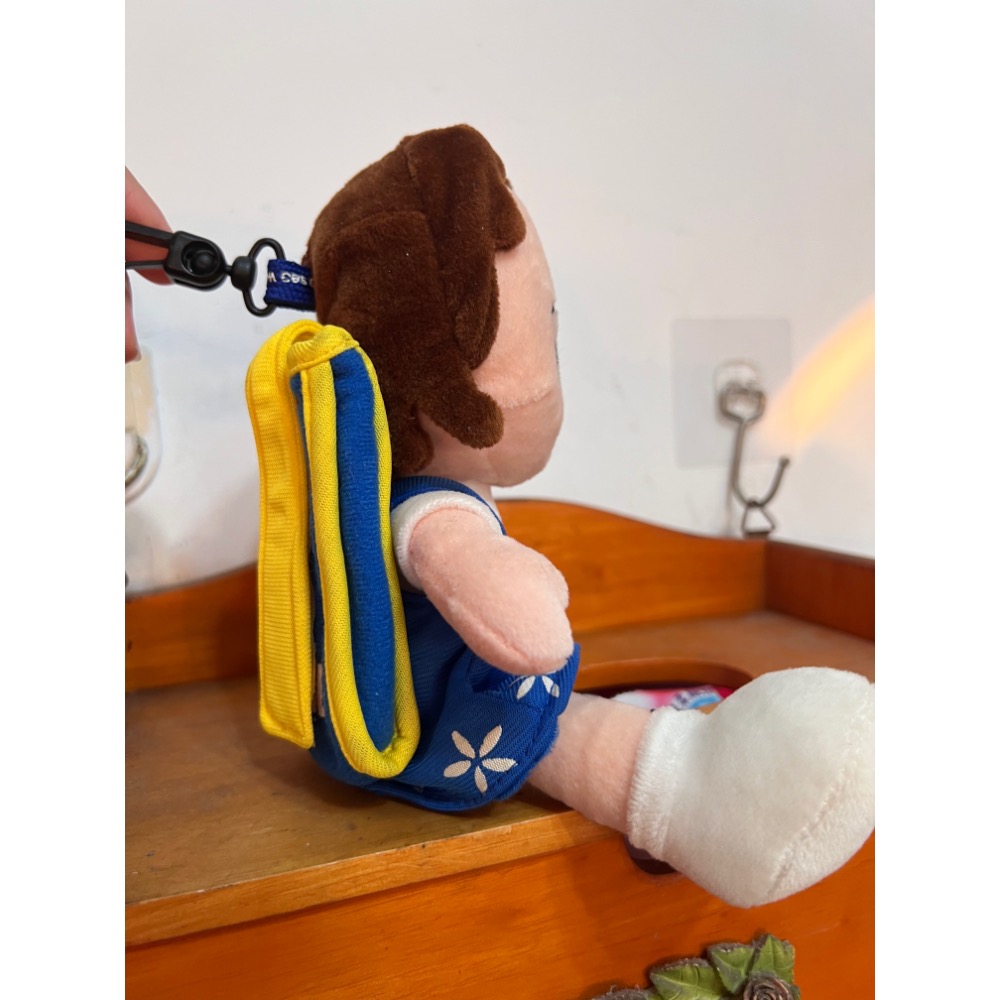 ￼當天發貨🤭絕版收藏 老件收藏 企業收藏品 博士倫ReNU絨毛女孩娃娃 舊款手機袋-細節圖2