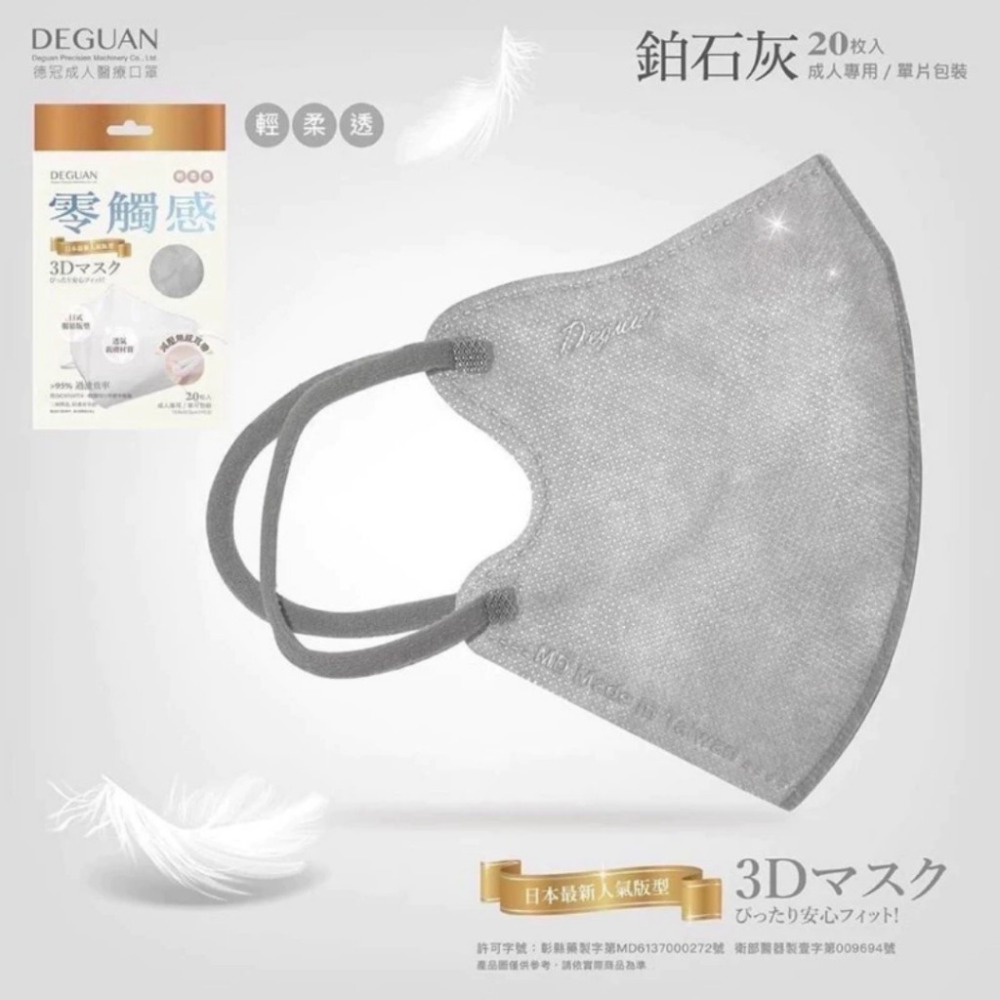 【零觸感】成人 -鉑石灰 20片