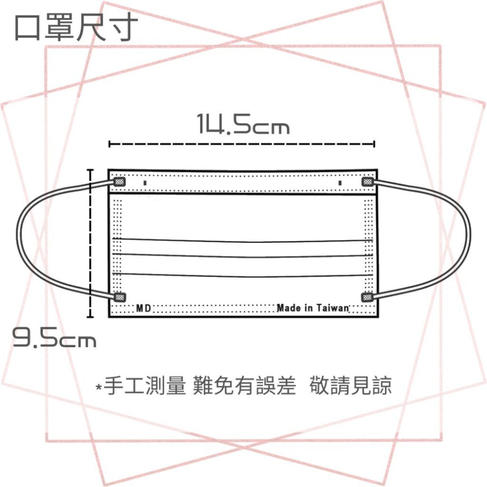 【艾爾絲EYL＇S 五色漸層 兒童平面口罩】50入 粉漾花花 海洋泡泡 藍色 粉色 5色 兒童平面口罩 醫療口罩 台灣製-細節圖9