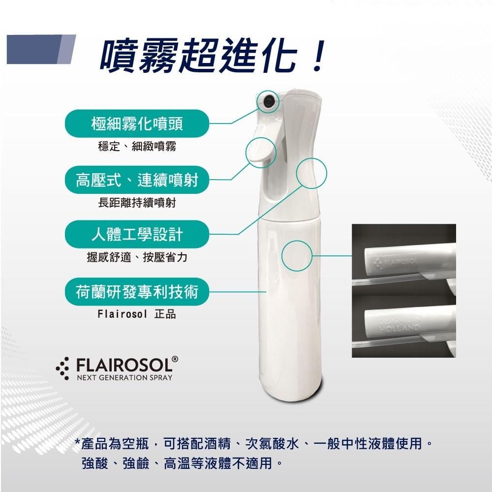 【MEDTECS 美德醫療 專利續壓噴瓶】 噴霧/細霧款 分裝 荷蘭瓶 180/290ml 適合美妝 保養 清潔-細節圖2
