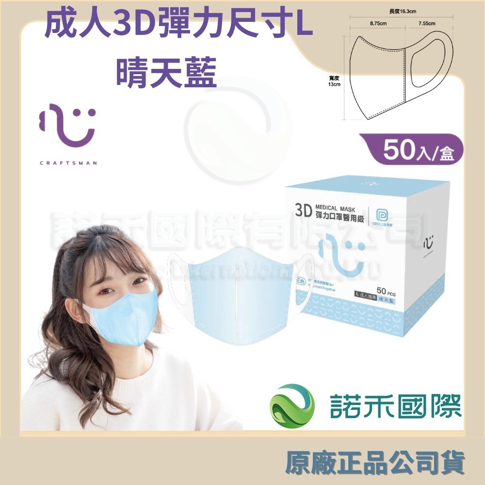【台灣康匠友你 成人/大童/幼幼醫用彩色防護口罩】 50片/盒 醫療活性碳 匠心天天 成人醫用口罩 醫療口罩 小臉款神器-規格圖7