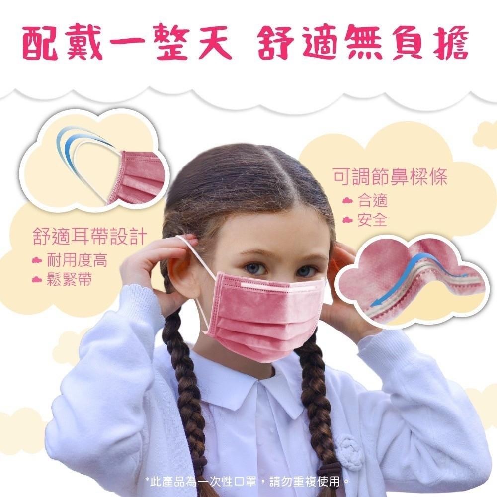 【MEDTECS美德醫用大兒童口罩】 (5歲以上) 50片/盒 多色可選 醫用口罩 醫療成人口罩 一次性 成人平面-細節圖6