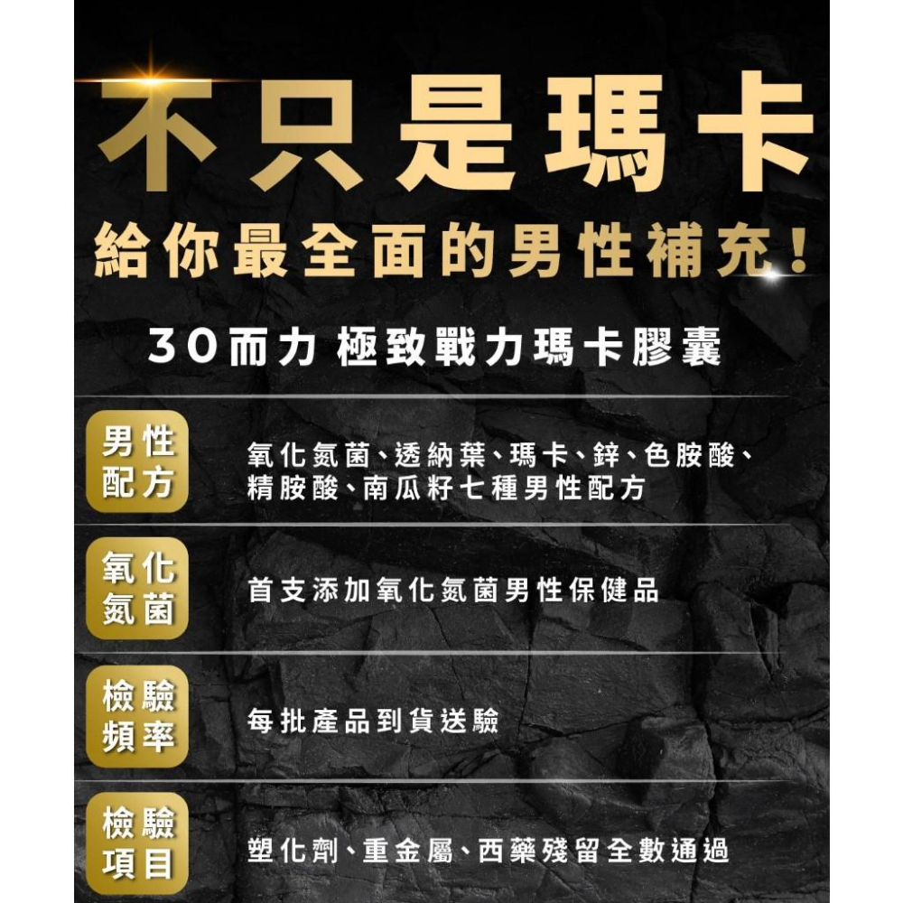 【藥師健生活-30而力】 PHARGOODS+ 極致戰力瑪卡膠囊-細節圖5