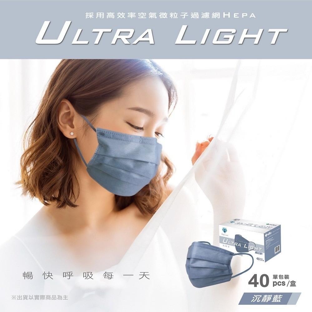 【美德MEDTECS 美德成人醫用口罩 HEPA機能型】 40片/盒單片包 平面口罩 機能運動口罩 醫用口罩 各色口罩-細節圖5