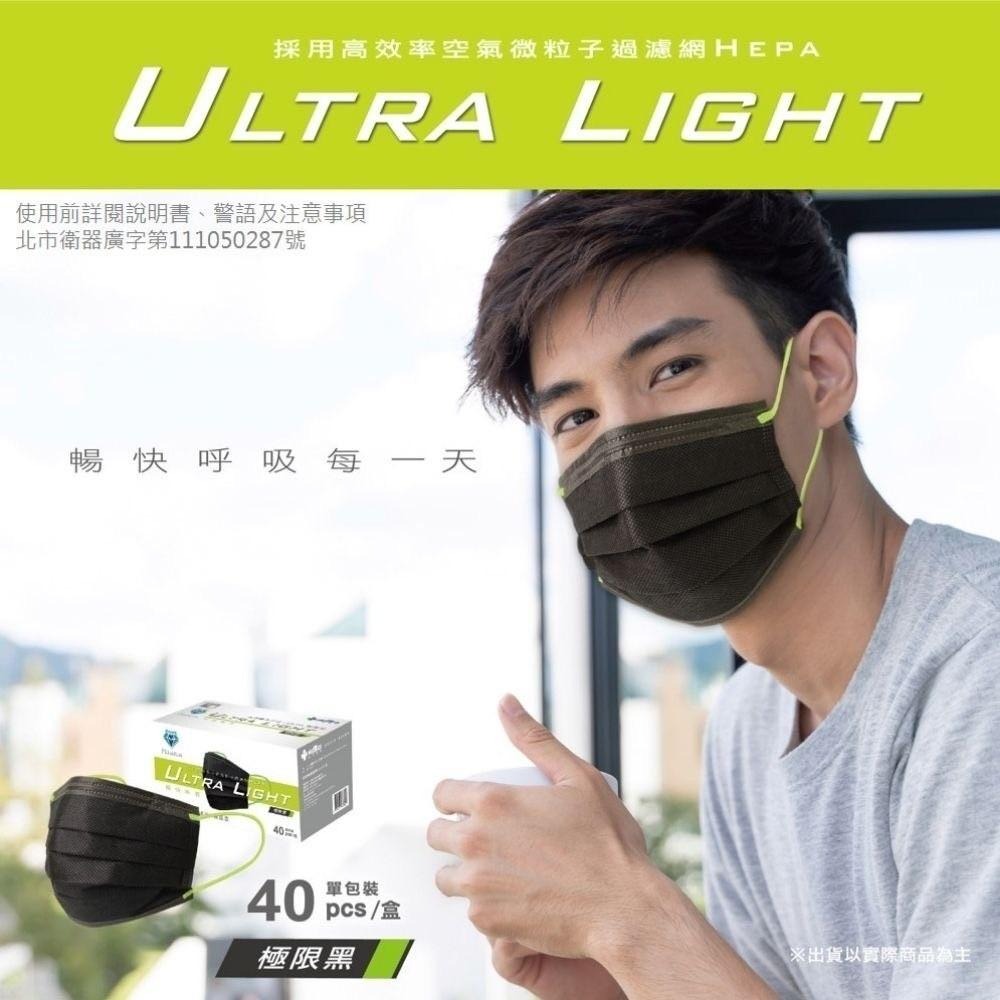 【美德MEDTECS 美德成人醫用口罩 HEPA機能型】 40片/盒單片包 平面口罩 機能運動口罩 醫用口罩 各色口罩-細節圖9