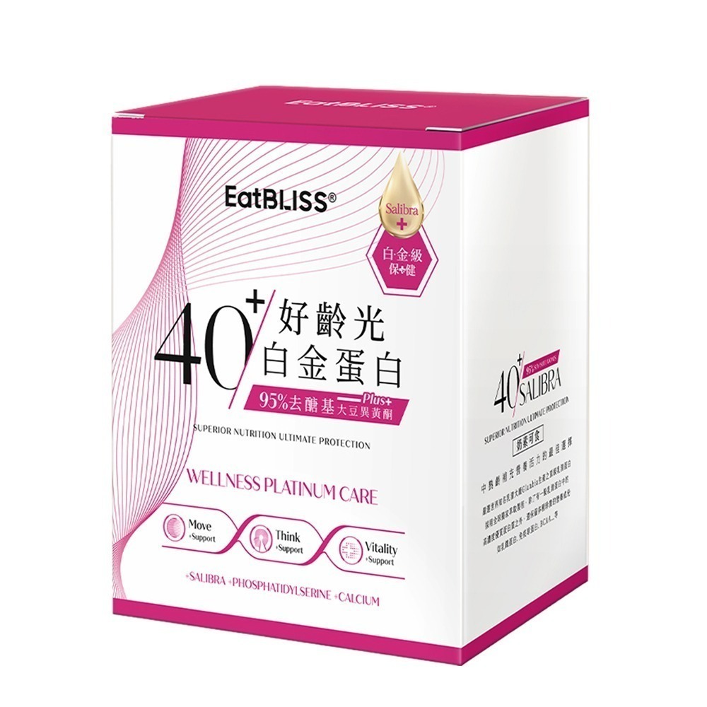 【EatBLISS 益比喜 】好齡光白金蛋白 好齡光白金蛋白大豆異黃酮plus 10包/盒-規格圖11