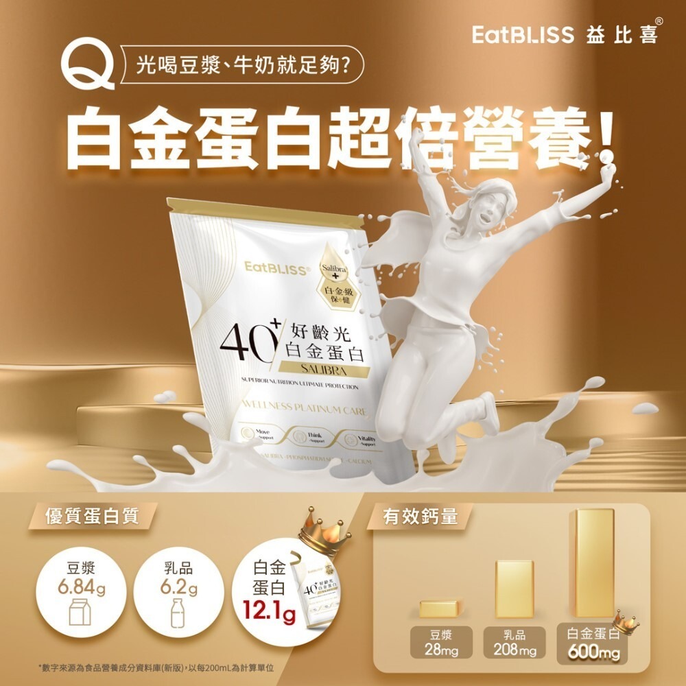 EatBLISS 益比喜 好齡光白金蛋白禮盒30入 (優蛋白幫助肌肉生長 保健禮盒)-細節圖3