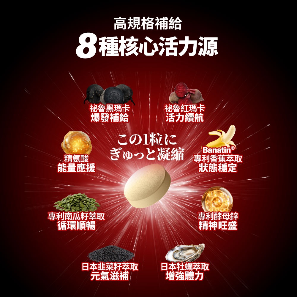 官方授權經銷 Simply 新普利黑赤瑪卡DX錠 30顆/盒（日本製造）-細節圖3