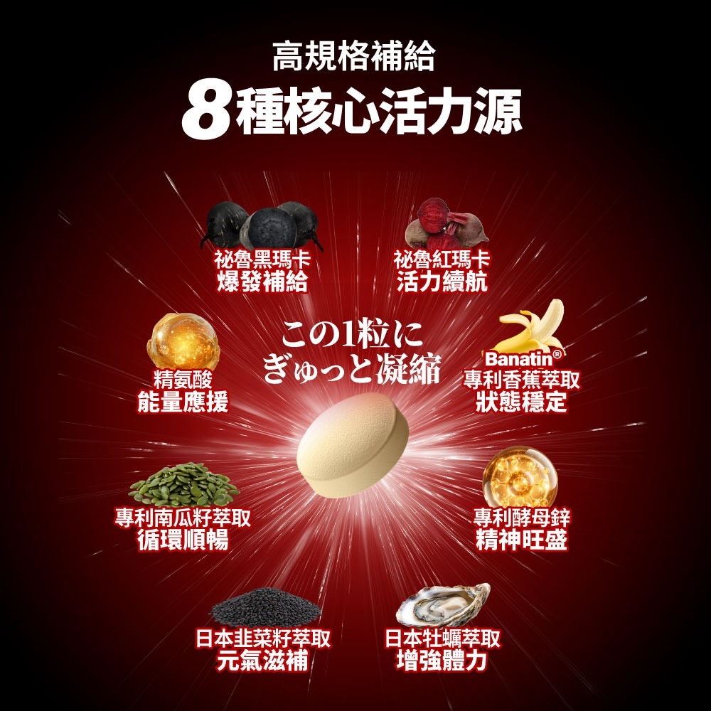 官方授權經銷 Simply 新普利黑赤瑪卡DX錠 30顆/盒（日本製造）-細節圖3