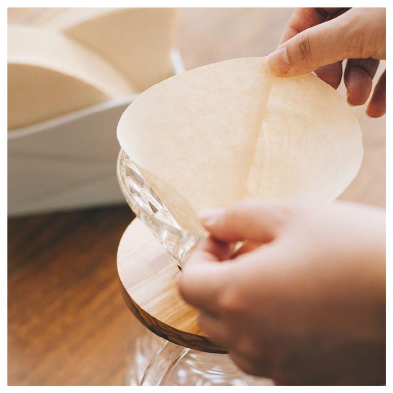 （加購價區） HARIO 圓錐無漂白濾紙 01 100張-細節圖3