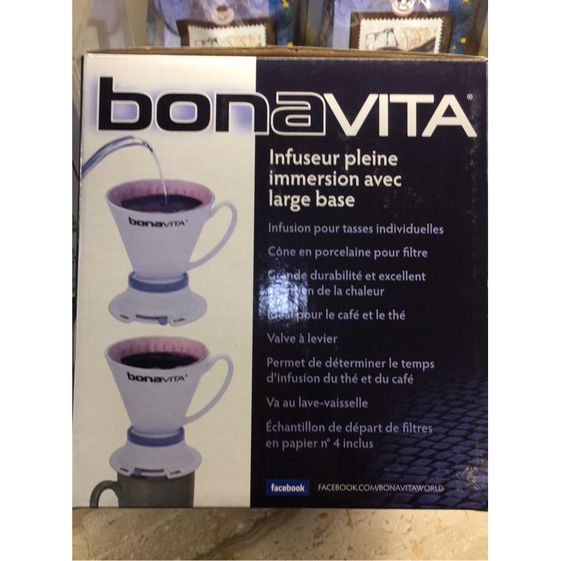 BONAVITA#4V型全瓷手沖咖啡隨心杯（聰明濾杯/咖啡陶瓷濾杯）-細節圖3