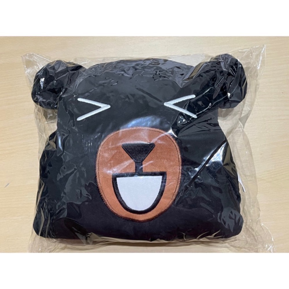 參山 喔熊 頸枕 旅行枕 靠枕 暖手枕 玩偶 花博 石虎 後背包 喔熊組長 玩偶 抱枕-規格圖4