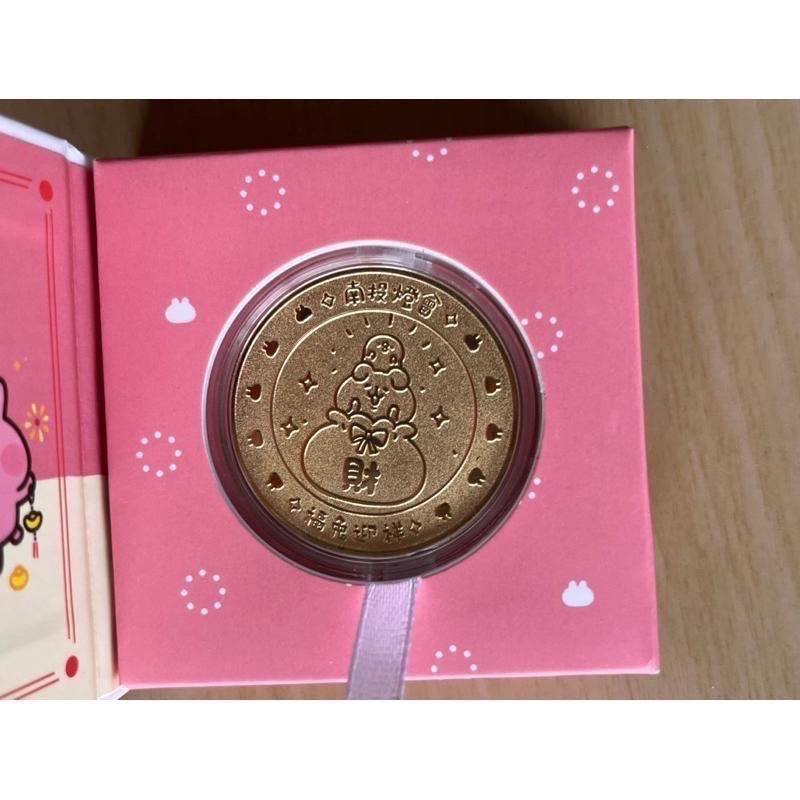 卡娜赫拉 南投燈會 巧咖節 兔兔 p助 試飲杯 手鍊 錢母 紀念幣 紫南宮 錢母 南投巧克力咖啡節-細節圖2