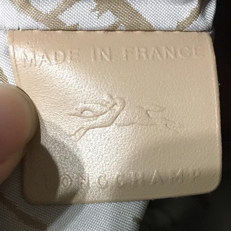 Longchamp LE PLIAGE LEDER 小羊皮 真皮 後背包  2018限定徽章折疊包-細節圖4