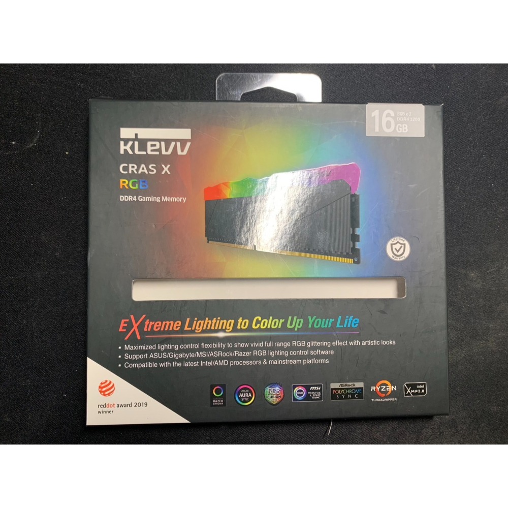 KLEVV_科賦KLEVV 科賦 CRAS X RGB DDR4 3200 8Gx2 桌上型電競記憶體-細節圖2