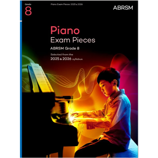 ABRSM PIANO 英國皇家鋼琴 2025-2026 考本 初級-８級X優惠套裝(考本+音階+琶音及視奏)-規格圖5