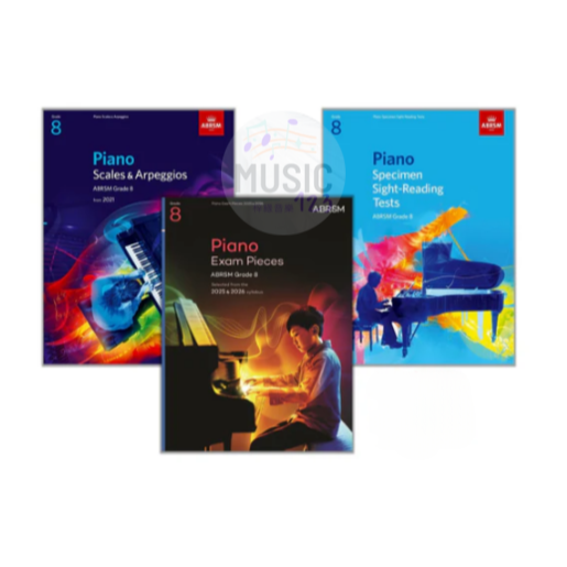ABRSM PIANO 英國皇家鋼琴 2025-2026 考本 初級-８級X優惠套裝(考本+音階+琶音及視奏)-規格圖5
