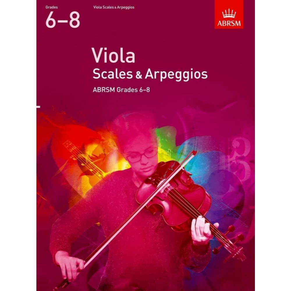 ABRSM VIOLA 2024 英國皇家 中提琴 考本 音階和琶音 視奏範例測驗-規格圖1