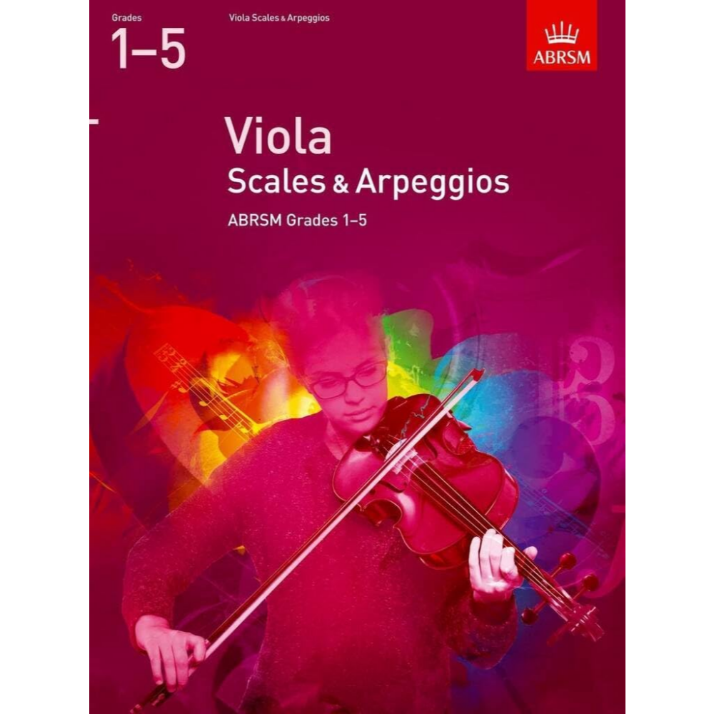 ABRSM VIOLA 2024 英國皇家 中提琴 考本 音階和琶音 視奏範例測驗-規格圖1