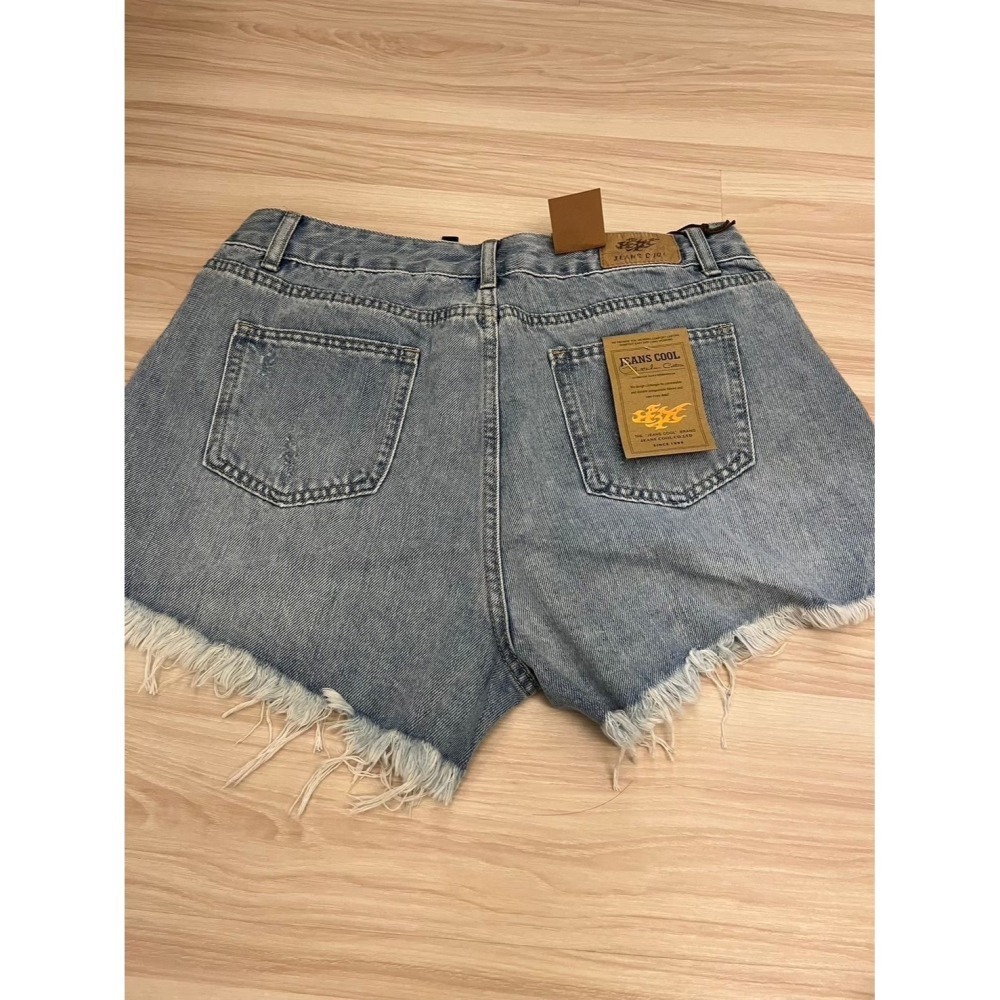 ** 台灣現貨 ** 揪in 牛仔短褲 刷破褲 刷破短褲 牛仔褲 刷破設計 台灣自有品牌-細節圖7
