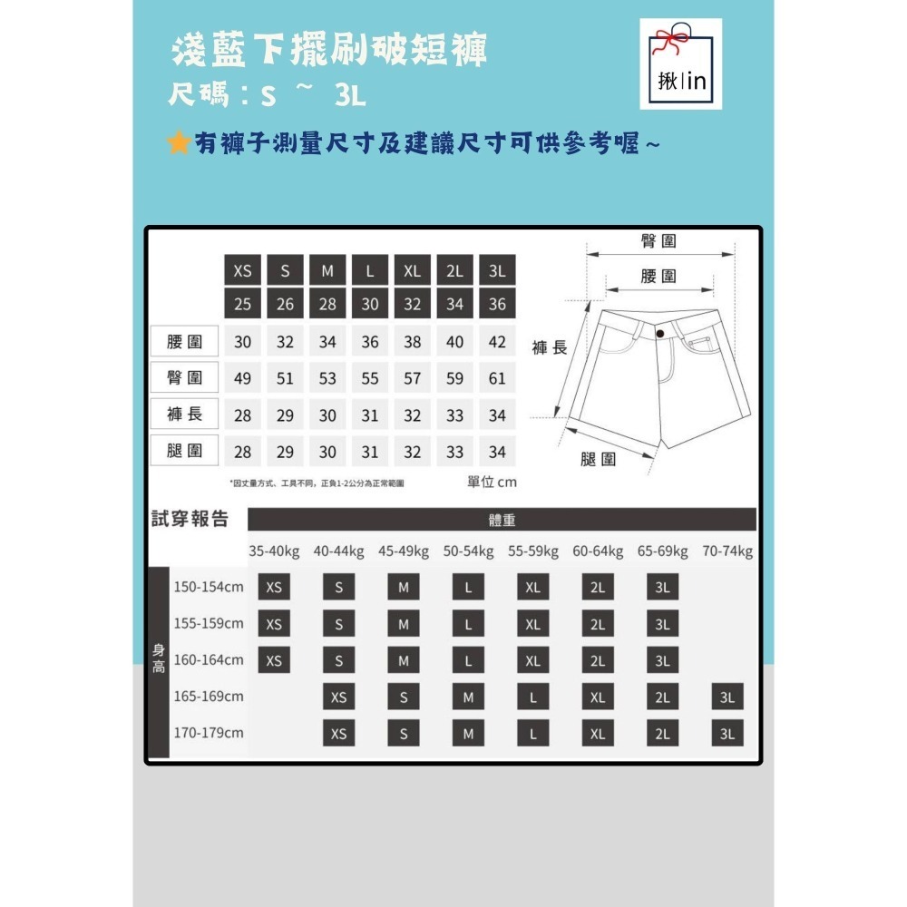 ** 台灣現貨 ** 揪in 牛仔短褲 刷破褲 刷破短褲 牛仔褲 刷破設計 台灣自有品牌-細節圖9